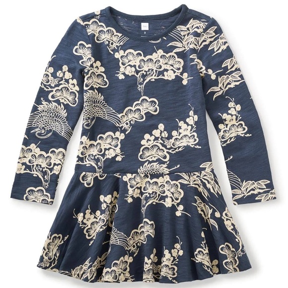 Tea Collection Dresses Tea Collection Japanese Crane Print Kami